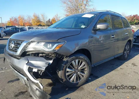 2020 Nissan Pathfinder S 4Wd из США, поврежденный, VIN 5N1DR2AM5LC599593